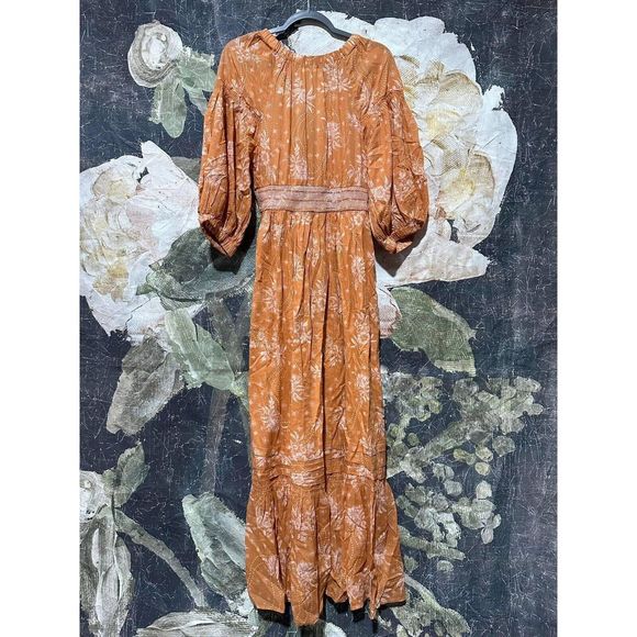 New Free People Golden Hour Maxi Dress size Medium - Picture 7 of 9
